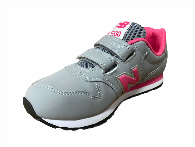 New Balance sneakers da ragazza con lo strappo KV500GPY grigio rosa