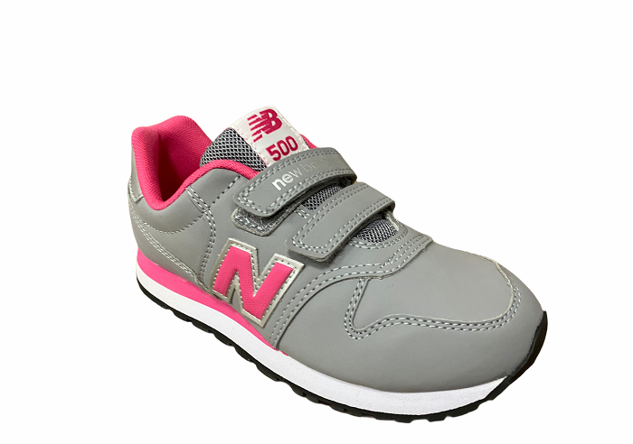 New Balance sneakers da ragazza con lo strappo KV500GPY grigio rosa