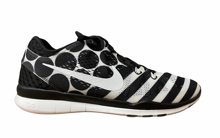 Nike women's running shoe W Free 5.0 TR Fit 5 PRT 704695 008 black white