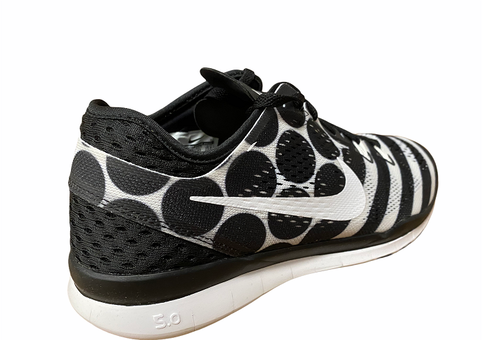 Nike women's running shoe W Free 5.0 TR Fit 5 PRT 704695 008 black white