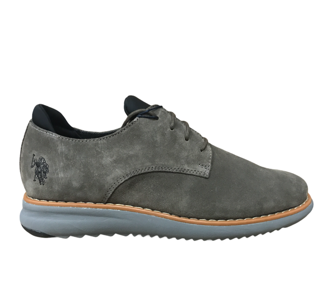 US Polo Assn. scarpa sneakers da uomo VLAD suede YAGI4079W8/S1 tortora