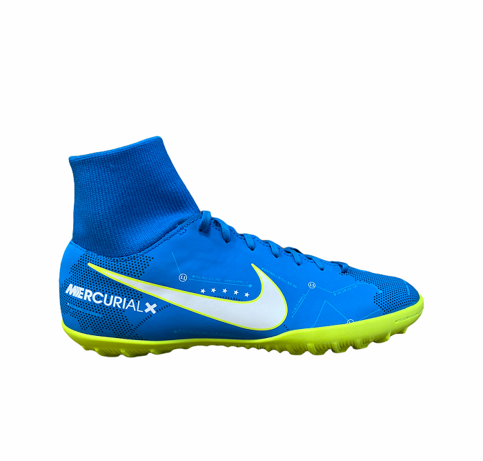 Nike scarpa da calcetto da uomo Mercurialx Victory 6 DF NJR TF 921514 400 blu