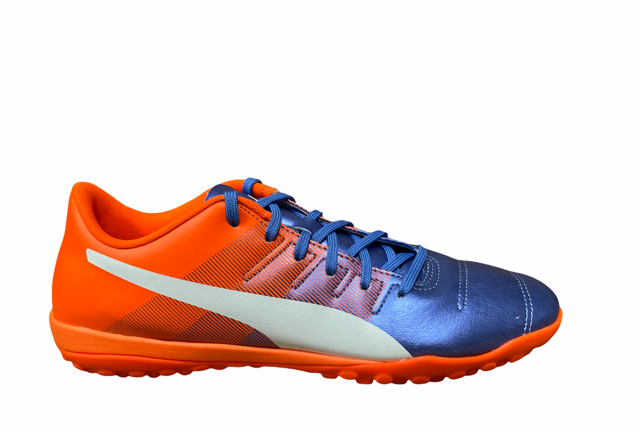 Puma scarpa da calcetto da uomo evoPower 4.3 TT 103539 03 blu-bianco-arancio