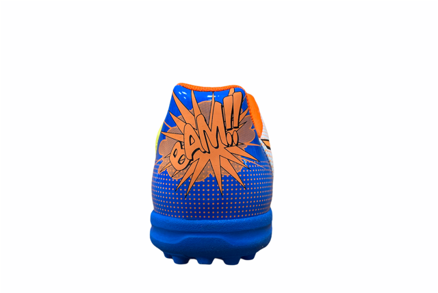 Puma scarpa da calcetto da uomo evoPower 4.2 POP TT 103651 01 bianco-arancio