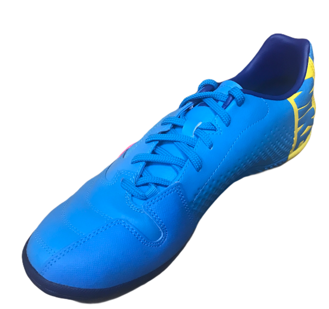 Nike men's indoor soccer shoe Elastico Pro 415121 467 blue pink yellow
