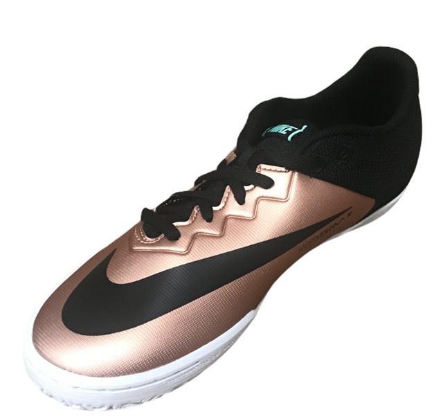 Nike indoor soccer shoe Hypervenomx Pro IC 749903 903 metallic bronze