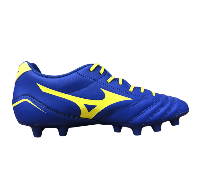 Mizuno men's football boot Neo Shin MD P1GA141545 blue yellow