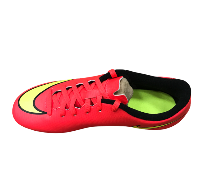 Nike men's football boot Mercurial Vortex II FG 651647 690 crimson yellow