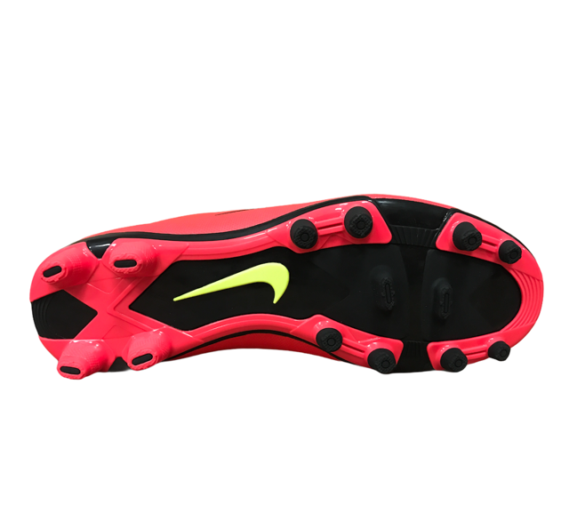 Nike men's football boot Mercurial Vortex II FG 651647 690 crimson yellow