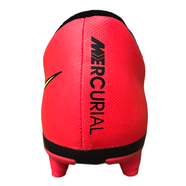 Nike men's football boot Mercurial Vortex II FG 651647 690 crimson yellow