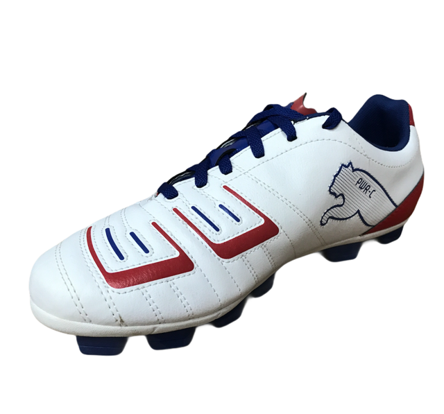 Puma scarpa da calcio da uomo PowerCat 4.12 r HG 102483 04 bianco rosso blu