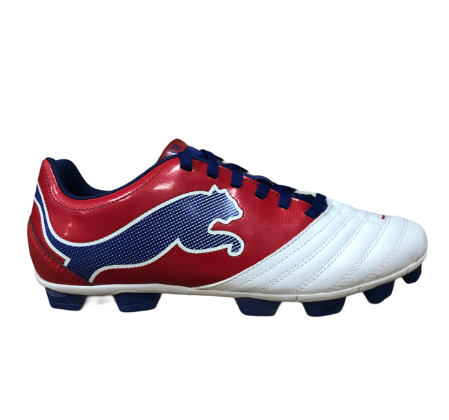 Puma scarpa da calcio da uomo PowerCat 4.12 r HG 102483 04 bianco rosso blu