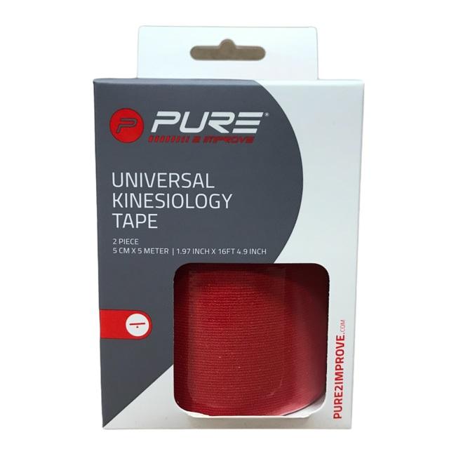 Pure 2Improve KINESIOLOGY TAPE 5x5 cm red (2 rolls)
