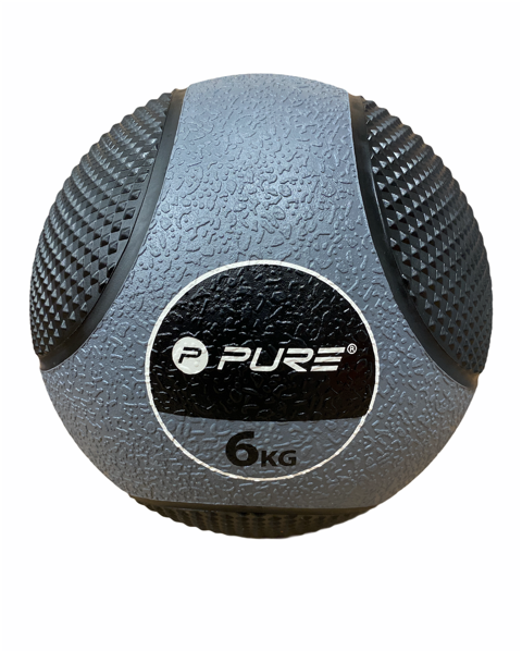 Pure 2Improve Palla medica da 6 Kg grigio-nero Medicine Ball P2I110040
