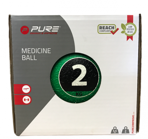 Pure 2Improve 2kg medicine ball P2I110000 green-black