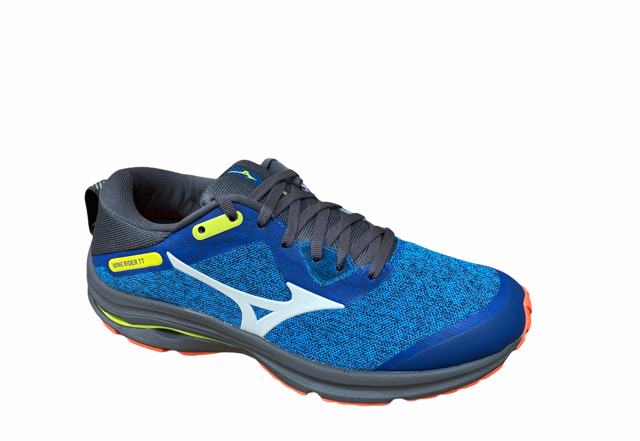 Mizuno men's running shoe Wave Rider TT J1GC203224 blue orange