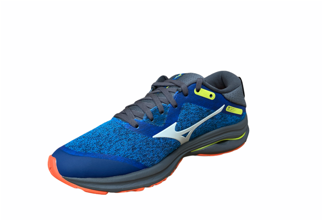 Mizuno men's running shoe Wave Rider TT J1GC203224 blue orange