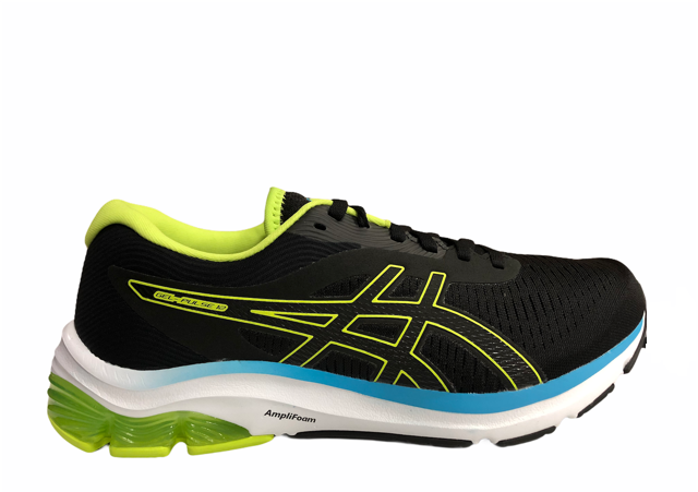 Asics men's running shoe Gel Pulse 12 1011A844 006 black green