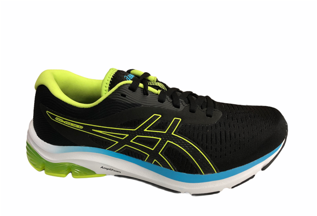 Asics men's running shoe Gel Pulse 12 1011A844 006 black green