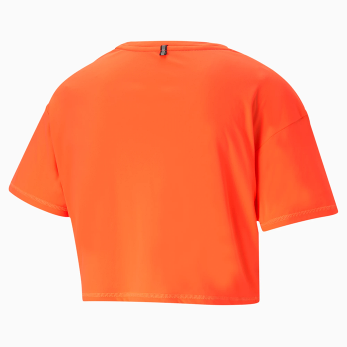 Puma t-shirt da running da donna Run Logo SS Tee 520174 01 arancione
