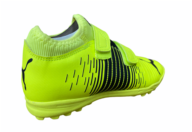 Puma Future Z 4.1 TT V Jr synthetic grass soccer shoe 106405 01 fluorescent yellow-black