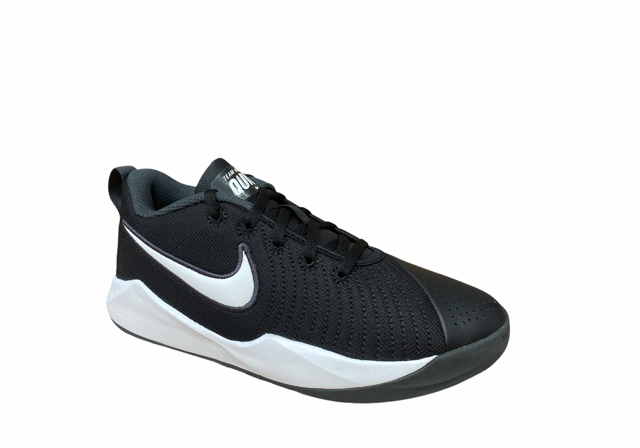 Nike boys basketball shoe Team Hustle Quick 2 AT5298 002 black-white