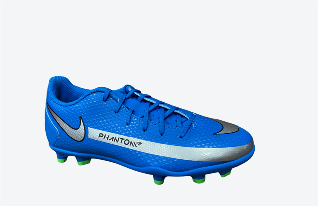 Nike scarpa da calcio da ragazzo Phantom GT Club FG/MG CK8479 400 blu-argento