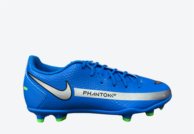 Nike scarpa da calcio da ragazzo Phantom GT Club FG/MG CK8479 400 blu-argento