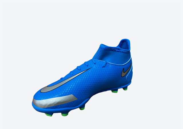 Nike football boot Phantom GT Club DF FG/MG Jr CW6727 400 light blue silver