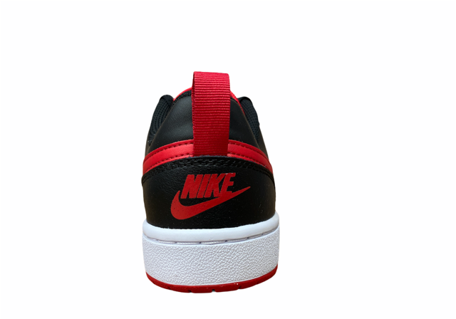 Nike boys sneakers shoe Court Borough Low BQ5448 007 black red