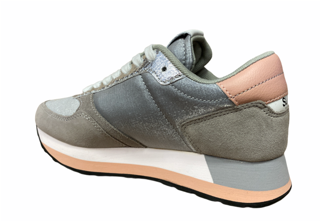 Sun68 women's sneakers Kate Shine Z31223 34 medium grey