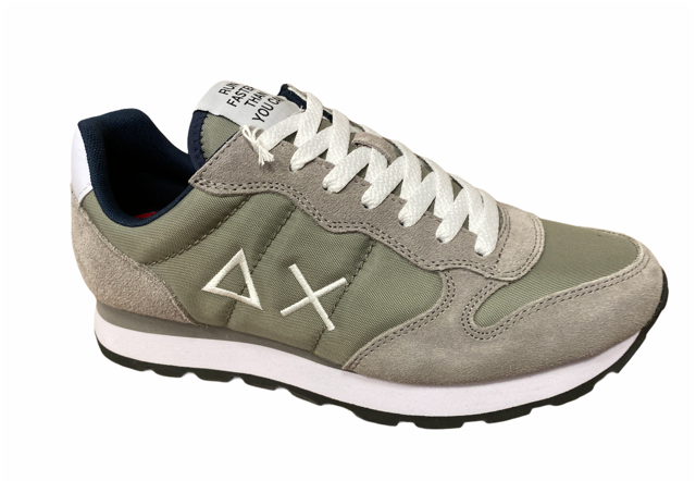 SUN68 men's sneakers shoe Tom Solid Nylon Z31101 34 medium grey