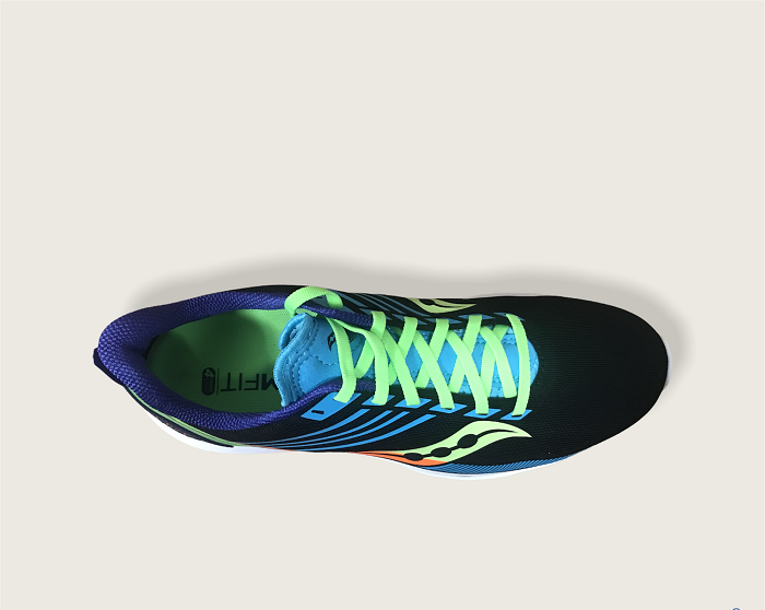 Saucony men's running shoe Kinvara 12 S20619 25 black green light blue