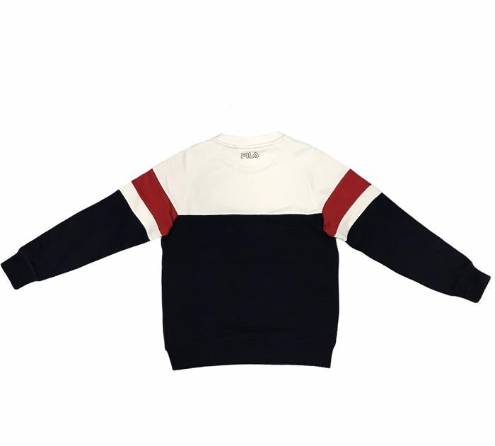 Fila Julio boy's crewneck sweatshirt 683334 G06 white