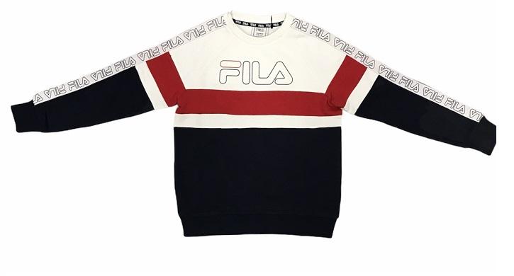 Fila Julio boy's crewneck sweatshirt 683334 G06 white