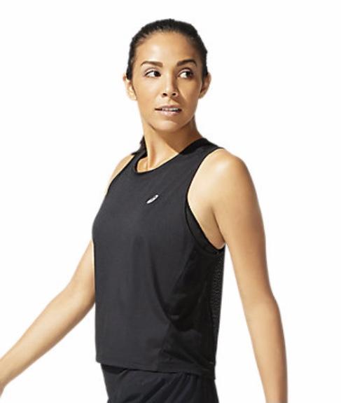 Asics women's running tank top Run 2012B901 001 black