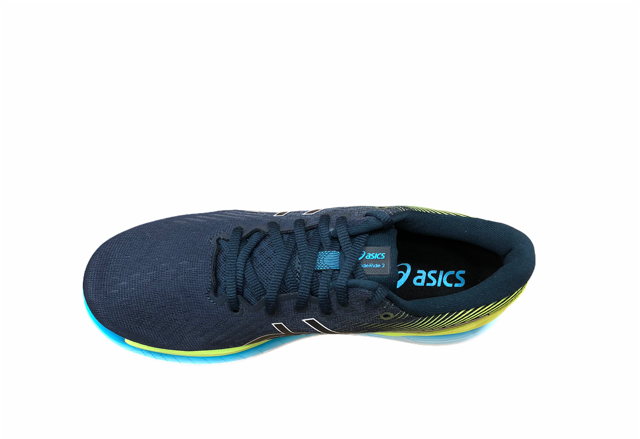 Asics men's running shoe GlideRide 2 1011B016 400 blue green