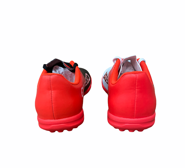 Puma scarpe da calcetto da ragazzo ecoSPEED 5.5 TT Jr 103630 03 rosso-nero-bianco