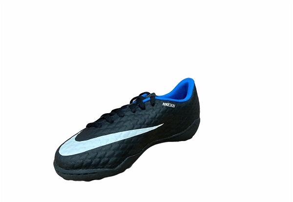 Nike Hypervenomx Phelon III boys' soccer shoe 852598 002 black-white