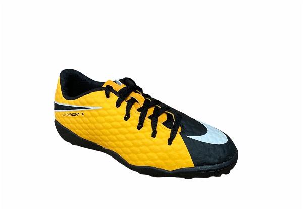 Nike scarpa da calcetto da ragazzo Jr Hypervenomx Phelon III TF 852598 801 arancione-nero