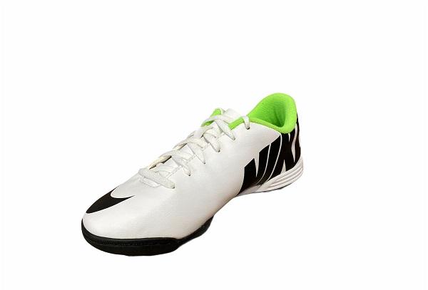 Nike boys' soccer shoe JR Mercurial Vortex Tf 573875 103 white black