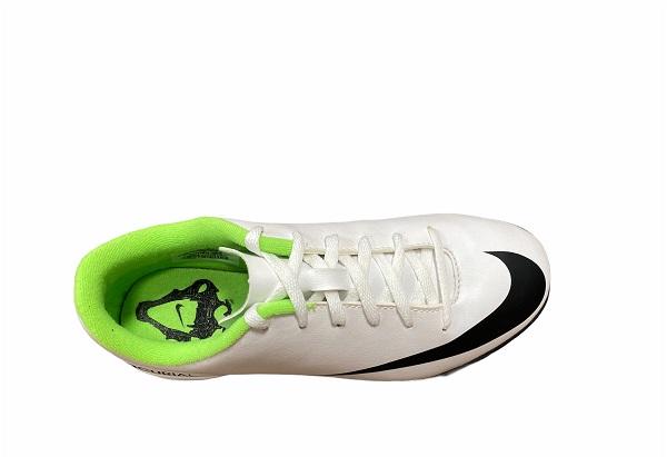 Nike boys' soccer shoe JR Mercurial Vortex Tf 573875 103 white black