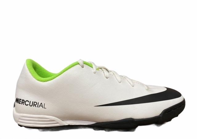 Nike boys' soccer shoe JR Mercurial Vortex Tf 573875 103 white black