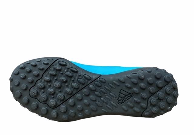 Adidas boys' soccer shoe X 19.4 TF Jr F35347 white-light blue