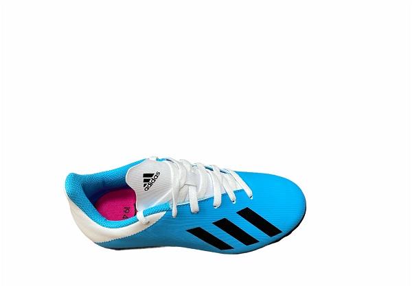 Adidas boys' soccer shoe X 19.4 TF Jr F35347 white-light blue