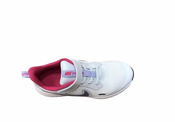 Nike Revolution 5 PSV BQ5672 018 girls' sneakers grey-purple