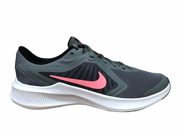 Nike Girls Downshifter 10 CJ2066 008 Smoky Grey-Pink Trainer