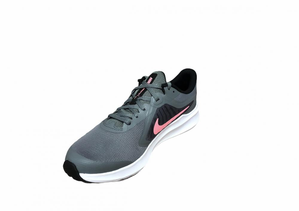 Nike Girls Downshifter 10 CJ2066 008 Smoky Grey-Pink Trainer