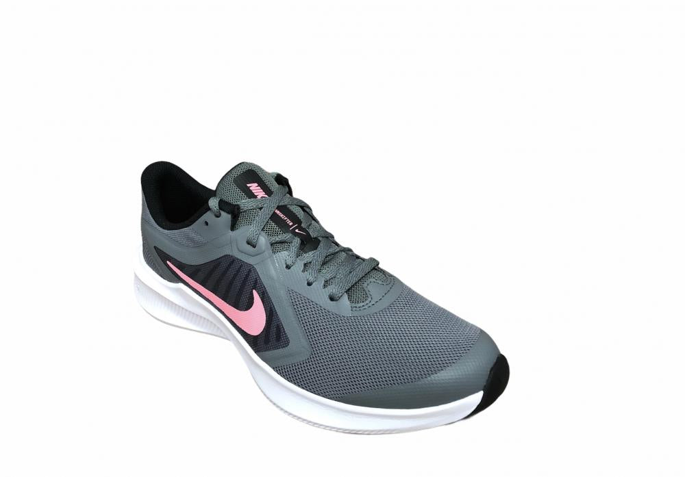 Nike Girls Downshifter 10 CJ2066 008 Smoky Grey-Pink Trainer