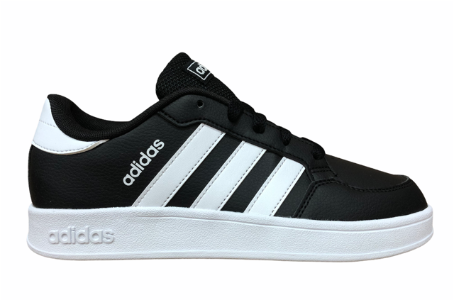 Adidas scarpa sneakers da ragazzo Breaknet K FY9507 nero-bianco